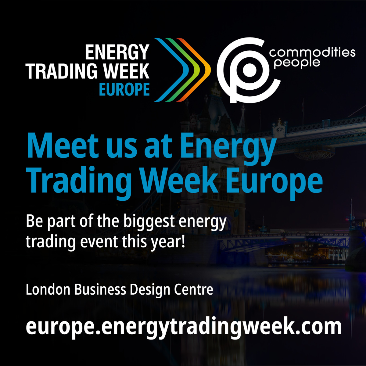 Meet us at Energy Trading Week